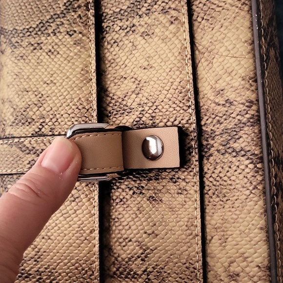 S-Zone Snake Python Print Small Shoulder Bag New with tag Super cute! - Picture 3 of 7